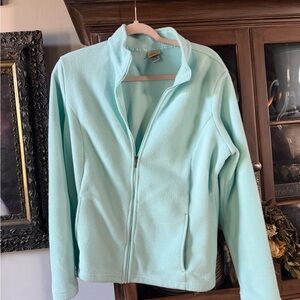 L.L. Bean Women's Light Blue Fleece Jacket